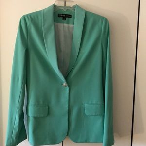 Mint green blazer by Elizabeth and James